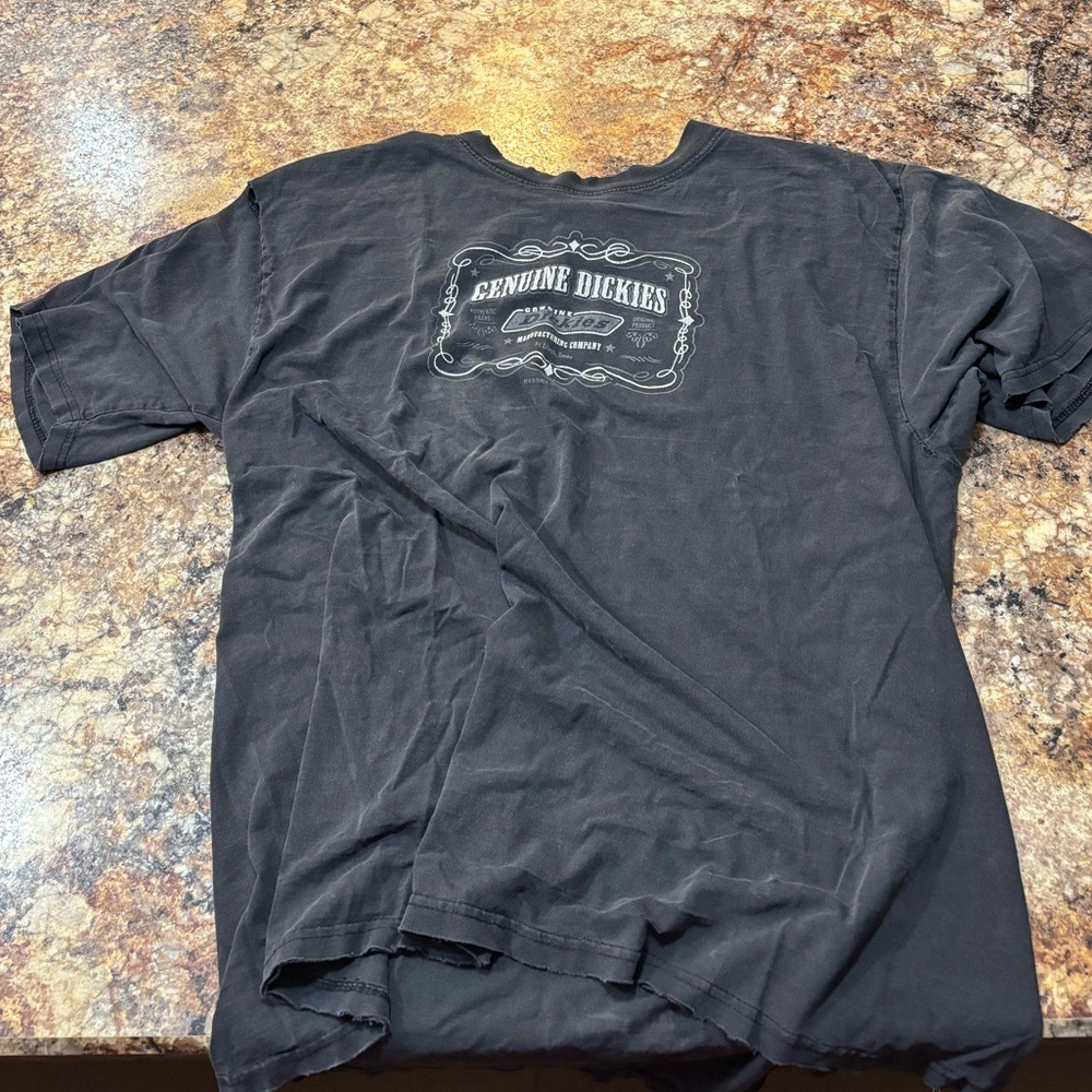 Genuine Dickies Black Graphic T-Shirt XL - Picture 2 of 5